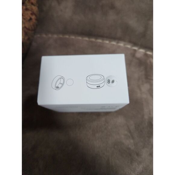 Parameter Smart Ring Health Tracker Men/Women, Fitness Sleep Silver R06 Size 8 - Picture 7 of 8